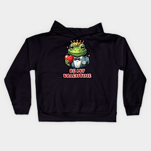 Frog Prince 57 Kids Hoodie